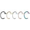 Lip Rings Nose Rings Septum Piercing Clip on Mouth Non Piercing Punk Cuff Hoop