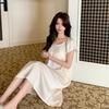 YU*********gling] 1011 Spring and Summer Ice Silk New French Loose Loungewear Luxury High-end Nightdress