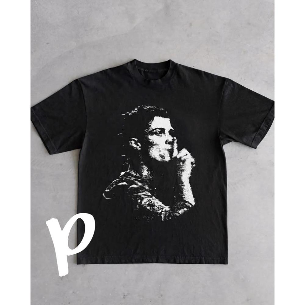 Cristiano Ronaldo Vintage Black & White Portrait Graphic T-Shirt, Unisex Oversized Streetwear, Football Fan Gift