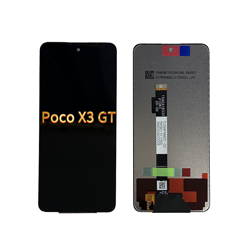 

Полный комплект ЖК-экрана и дигитайзера для Poco X3 GT;черный; + Инструменты