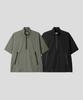 BLACK MOMENT Half Zip Short Sleeve Anorak [Black]