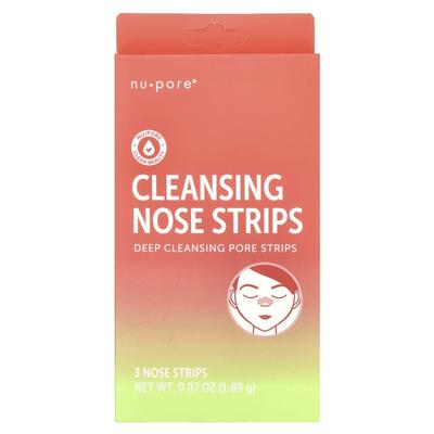 Cleansing Nasal Strips, 3 Nasal Strips, 0.07 Oz (1.89 G)