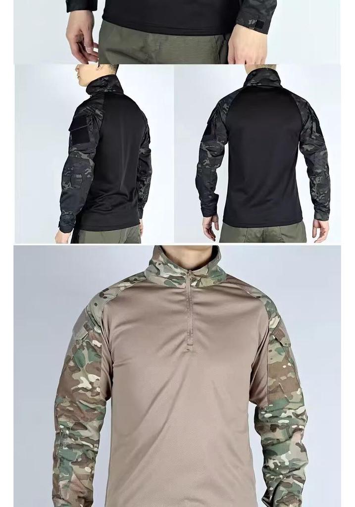 Men's Camouflage Outdoor Sports Breathable & Durable Combat T-shirt