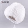 Real Fox Fur Hats Russian Women Knittd Cap Brand High Quality Hand Sewing Winter Beanies Natural Fur Snow Hat