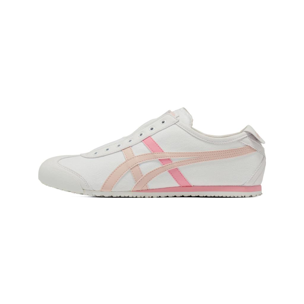 ONITSUKA TIGER MEXICO 66 SLIP On Casual Shoes Unisex Low Top White/Pink 1183A360-132