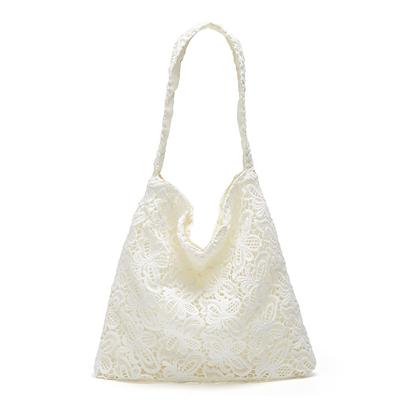 Single-shoulder Bag Simple Lace Gentle Fairy Large-capacity Commuting Tote Bag