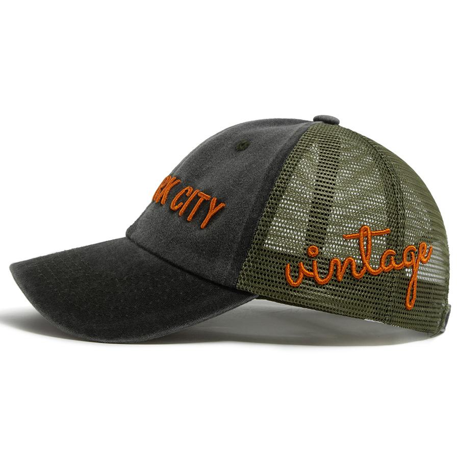 NEW YORK Letter Baseball Cap Men Summer Mesh Caps Women's Snapback Side Vintage Side Embroidery Hip Hop Trucker Hat Unisex