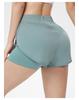 Women's 2026 High-Waisted Quick-Dry Fake Two-Piece Sports Shorts - Breathable Running & Yoga Fitness Shorts for Summer