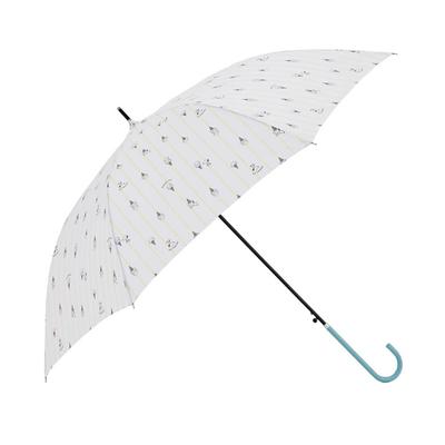 ogawa Snoopy Women's Umbrella, Peanuts Ice Cream Design, 60cm, 7 Ribs, Jump Style, 90579