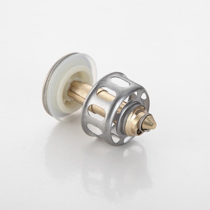 Basin Drains Universal Metal Filter Valve Pop-Up Drainer Waste Stopper Bathtub Strainer Plug Hair Catchers Bathroom Accessories