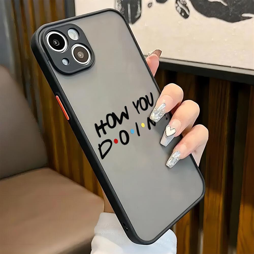 Friends Hot TV Show Phone Case For Xiaomi Redmi Note 14 13 12 12S 11 11S 10 10S 9T 9S 8 7 Pro Plus 4G 5G Matte Clear Back Cover