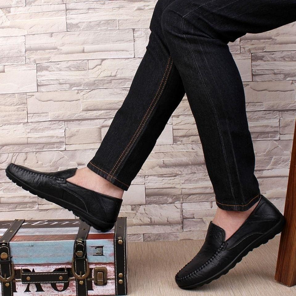 Fashion Plus Big Size Mesh Lightweight Man Casual Shoe Plain Designer 45 Elegant Luxury Sale Low Price Retro On Pu Leather Shoes for Men