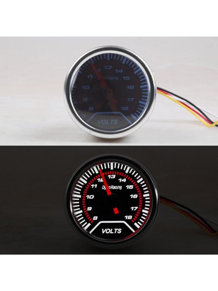 LED 2"/52mm Car meter uge Meter Smoke Lens Pointers Car Meter uge for Motorcycle Boat
