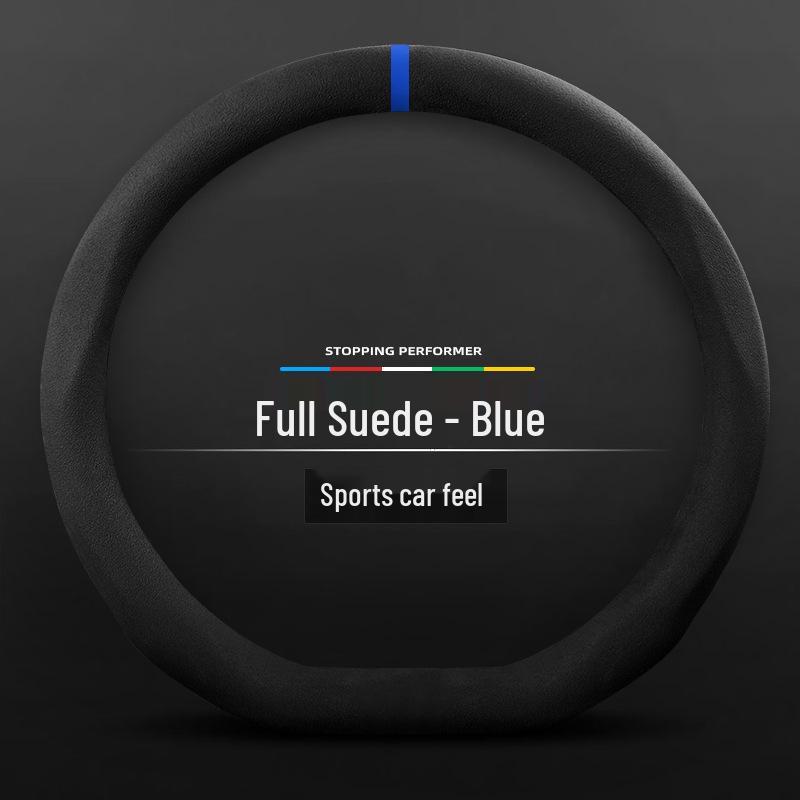 Ultra-Thin Alcantara Steering Wheel Cover for Nezha Cars: U, S, V Models