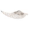 10Pcs Gold Color/Silver/Bronze Filigree Wraps Angel Wings Pendant Metal Crafts For Diy Headwear Jewelry Making Accessories