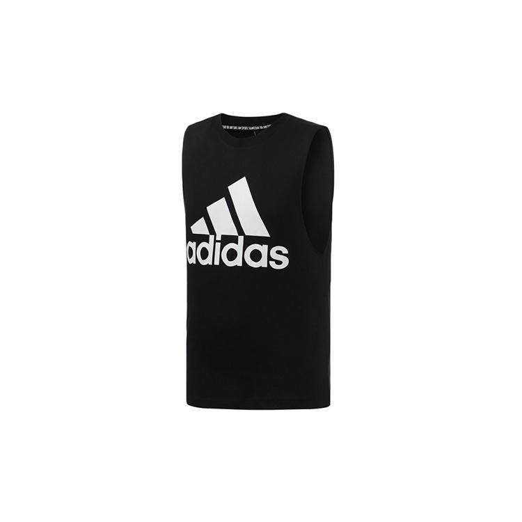 adidas Sports Stylish Round Neck Vest Black Men s DT9936 S