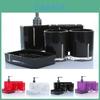 Minimalist Acrylic Bathroom Five Piece Set With Custom Logo For Home Use And Gift Ideas