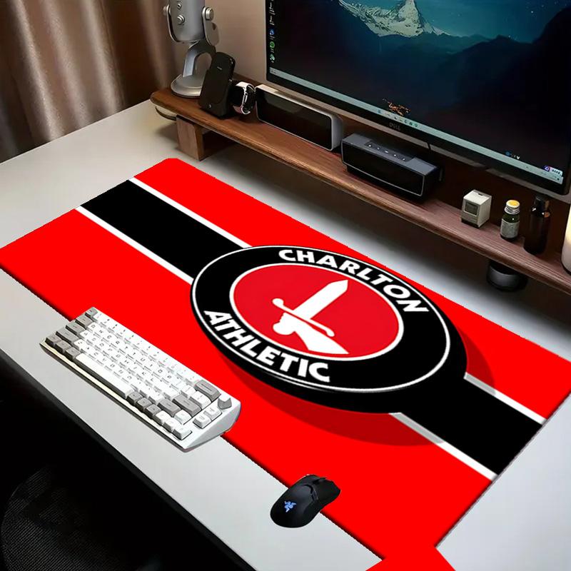 Charlton FC Crest   Mouse pad Office Desk Mat, Gaming Mouse Pad Mousepad, keyboard pad,Heavy-Duty Non-Slip Rubber Backing, Gift
