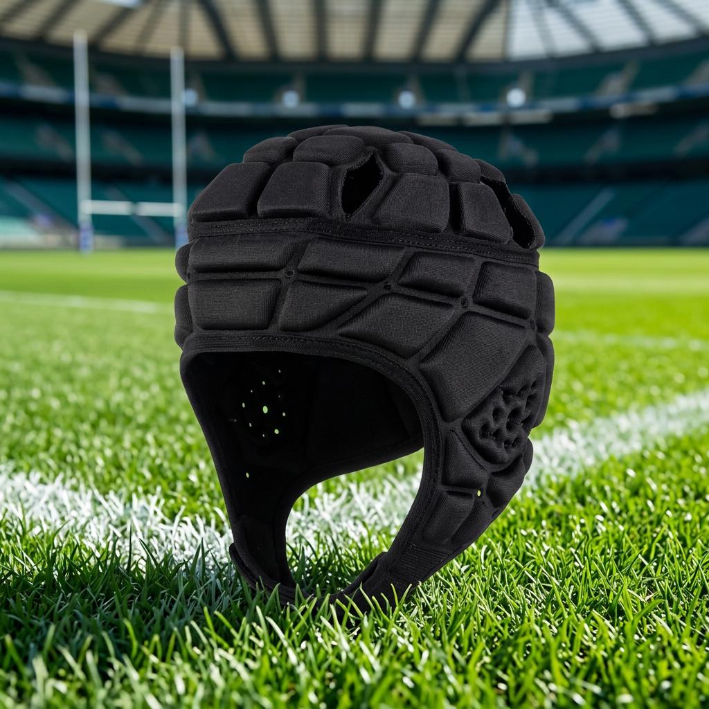Unisex Breathable Dual Sport EVA Polyester Rugby Helmets with OEM Service Sports Headgear for Rugby Protection