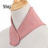 Thermal Velvet Neck Support Warmer for Winter Cold Weather, Silk Wrap, Fleece Lined Soft Collar Gaiter with Hidden Snap Fastening Women, Windproof