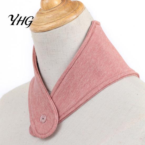 Thermal Velvet Neck Support Warmer for Winter Cold Weather, Silk Wrap, Fleece Lined Soft Collar Gaiter with Hidden Snap Fastening Women, Windproof