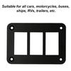 Switch Panel Rocker Switch Panel Mount Housing Aluminum Frame for Car Motorcycle Boat