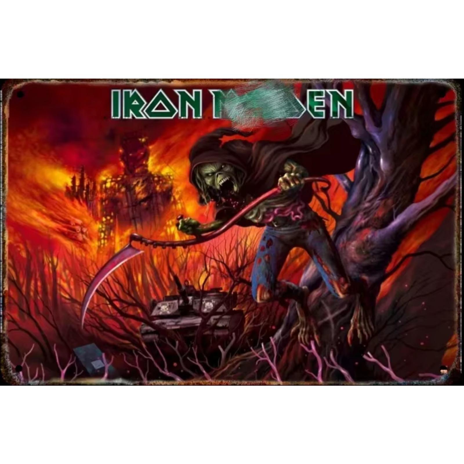 

Повернення до стародавніх Душа Металева вивіска Картина Рок-група Плакат Домашня вітальня Клуб Фільм Настінне мистецтво Декоративна фреска 20x30cm шоколадний