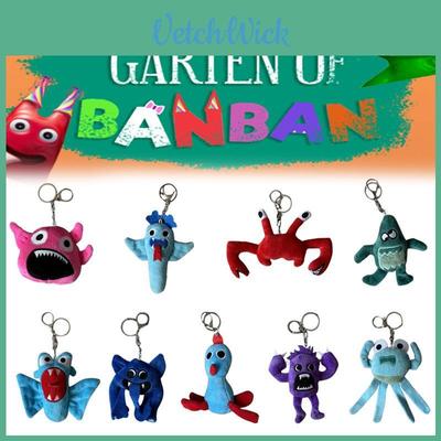 Garten Of Banban Plush Keychain Cute And Colorful Hanging Accessory