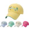 Hip Hop Floral Baseball Cap Cotton Streetwear Hats Fashion Peaked Cap  For Women Girls
