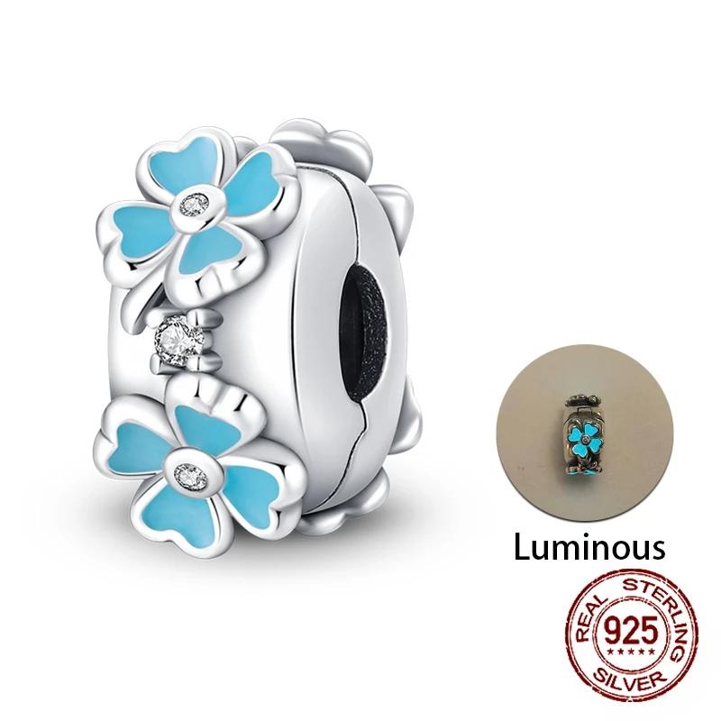 Copper Christmas Winter Snowflake Four Leaf Clover Spacer Beads Pendants Fit 4Mm Hole Diamete Braceletdiy Jewelry