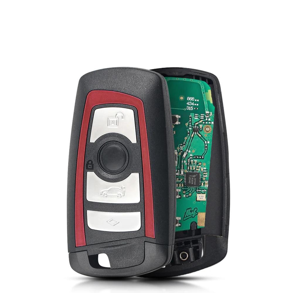 KEYYOU 315/433/868MHz YGOHUF5662 / YGOHUF5767 ID49 Chip Car Remote Key For BMW F 3 5 7 Series X5 X6 F20 F22 F30 CAS4 CAS4+ FEM