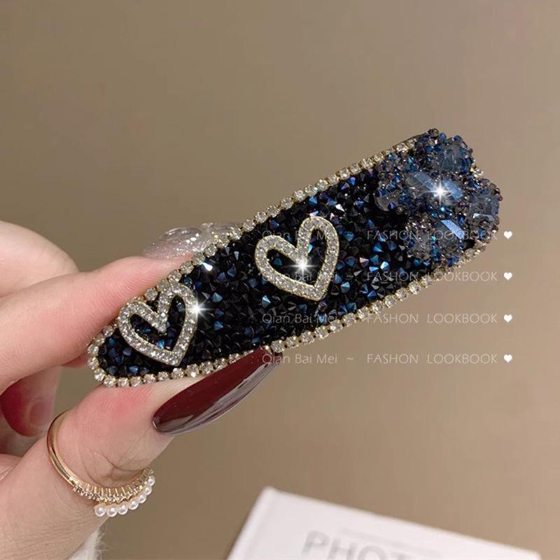 

Элегантная шпилька для волос в форме медведя со стразами — новинка 2023 года, высококачественная заколка BB для боковой челки