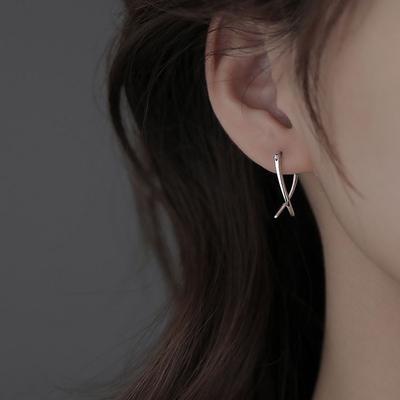 REETI 925 Sterling Silver Earrings Geometry Earrings For Women Gift Earings Fashion Jewelry Korean Earrings