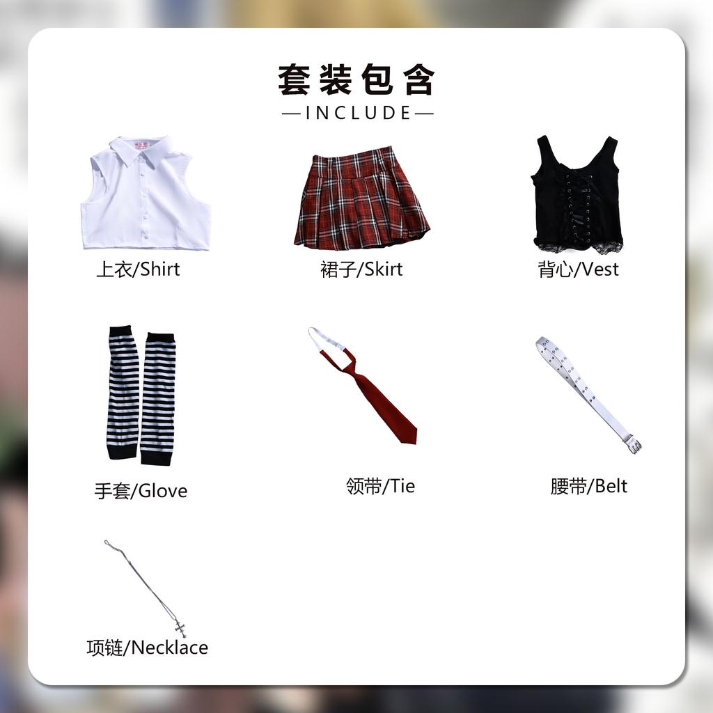 Misamisa Cosplay Costume JK Uniform Misamisa DEATH Misa Cosplay Costume Full Set Outfis Dress
