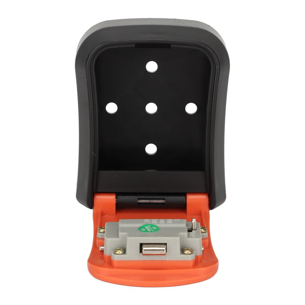 Combination Lock Box Wall Mounted ABS 4 Digit Waterproof Key Storage Lock Box with 5 Keys Capacity