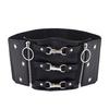 Two Zipper Side With Three Hook Buckle Star Pattern Elastic Waistband Women