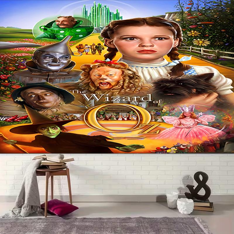 1pc The Wizard of Oz Tapestry, Living Room, Bedroom, Office, Party Decor, Ideal Festive Gift
