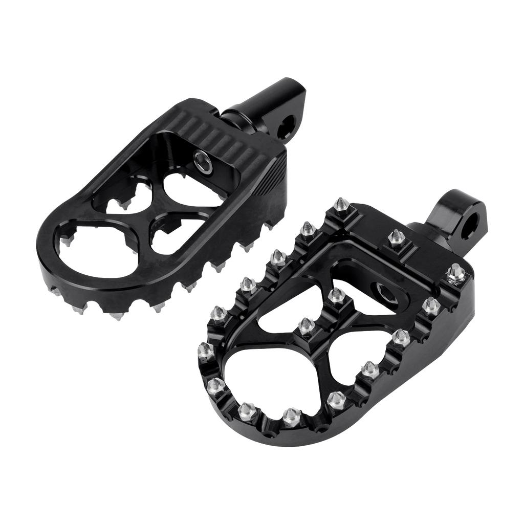For Harley Sportster XL 883 1200 Dyna Street Bob Motorcycle FootPegs Foot Pegs 360° Roating Foot Pegs CNC Aluminum Wide Fat Part