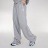 MLB Boston Red Sox Solid Color Logo Embroidered Elastic Waist Wide Leg Casual Pants Unisex bottoms Light-Gray 3APTB0234-43MGS