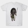 Herren Schwarzes T-Shirt mit Aufdruck Trilogy Of Terror Kein-Schnitt-Transferpapier-Druck Baumwoll-T-Shirt