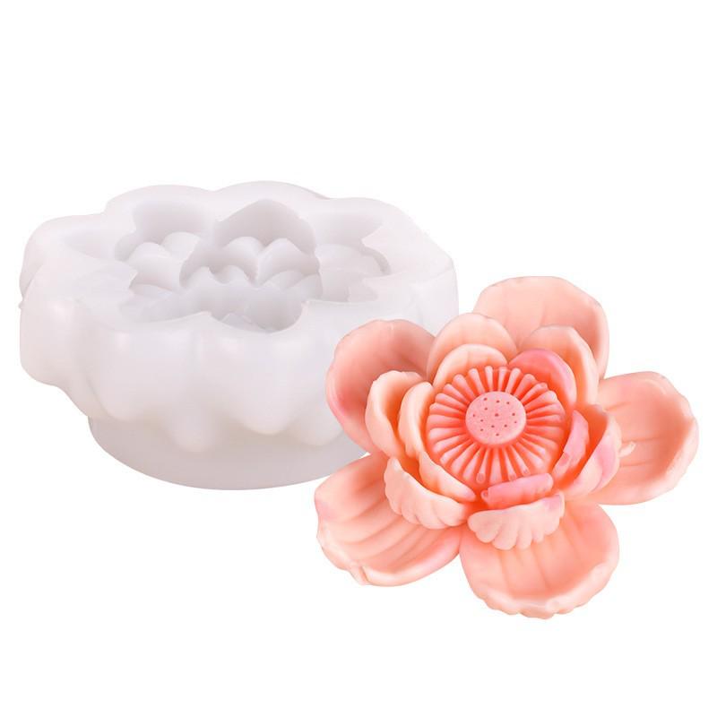 Misong Chinese Lotus Mousse Cake Silicone Mold for Pastries and Pudding