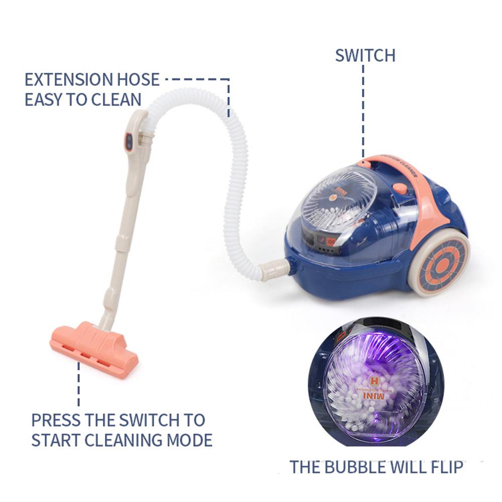 Juguetes de Cocina de Juego Eléctrico Aspiradora Escoba de Agua Exprimidor Doméstico Dispensador Lavadora Electrodomésticos de Simulación