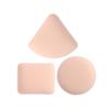 3 Pieces Dry Wet Usable Makeup Cosmetic Puff Sponge Cushion Puff for Foundation Powder Soft and Cute