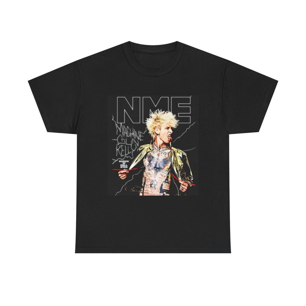 

Machine Gun Kelly Tshirt Tattoos Punk Rock Graphic Tour Unisex Heavy Cotton Tee Unisex T-Shirt XXXL
