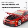 1:24 BMW M6 GT3 Super Sports Racing Alloy Metal Car Model Sound Light Choice Cool Chic Auto Collecting Hobby Gift With Boyfriend