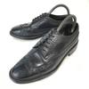 SAMTIAS Custom Grade Wingtip Black 24.5 Dress Shoes(USED)