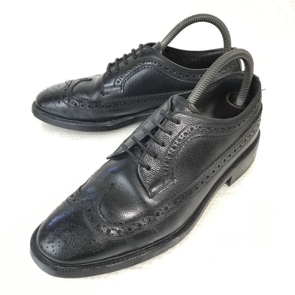 

SAMTIAS Custom Grade Wingtip Black 24.5 Dress Shoes(USED)