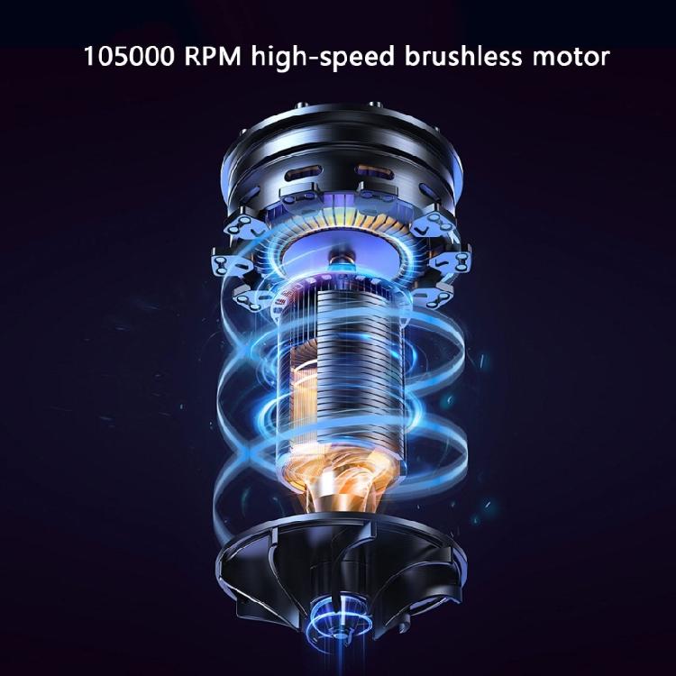 Brushless Motor Air Dusters 105000RPM Brushless Motor Electronics Cleaning Tool for Multifunction  Cleaning of Car & Gad