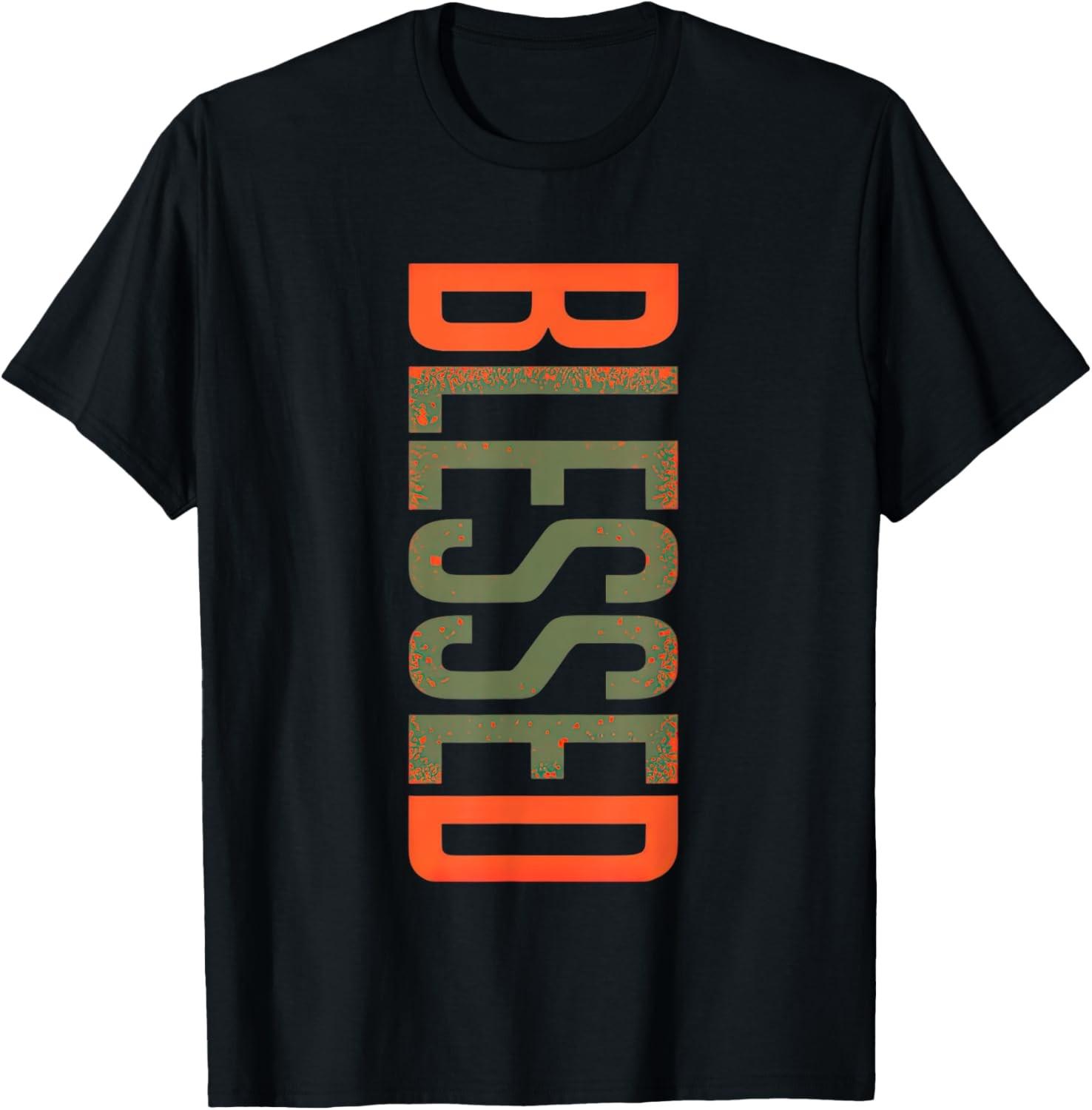 Blessed Olive Army Solar Orange Color Match T-Shirt S разноцветный