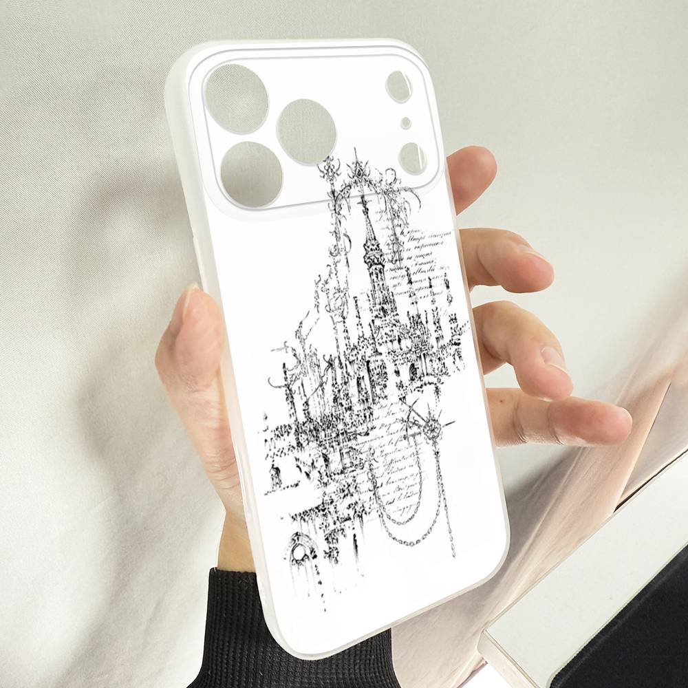 

Gothic Cyber Sigil Cross Phone Case For iPhone 14,16,15,11,13,17,12,Air,Mini,Plus,E,Pro,Max Magnetic Magsafe Frosted Cover iPhone14